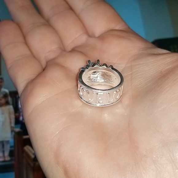 New Western Cross Chunky Ring Turquoise Sz… - Picture 5 of 11